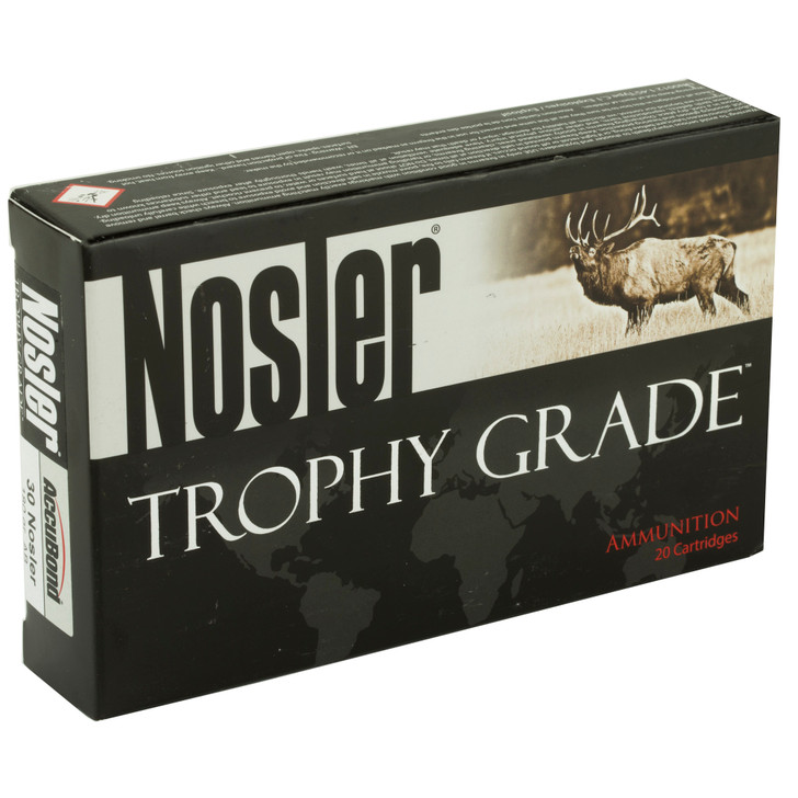 Nosler Trophy Grade 180 gr AccuBond .30 Nosler Ammo 20/box 60117