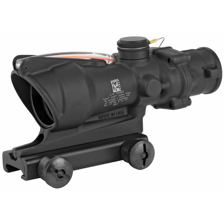 Trijicon ACOG Rifle Scope 4x32 Dual-Illuminated Red Horseshoe Reticle with TA51 Flat Top Mount Matte Black Finish TA31H