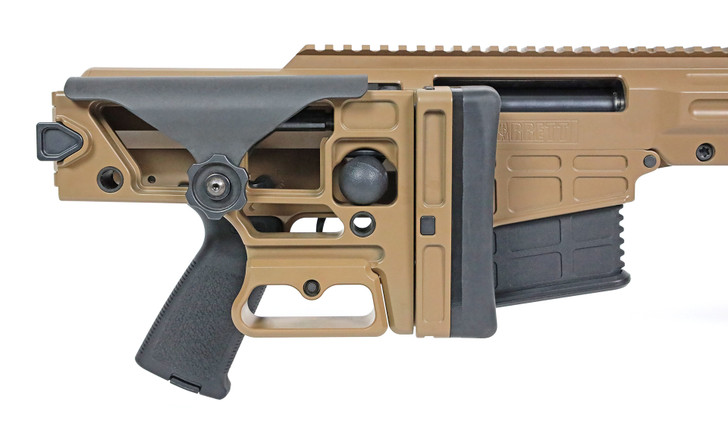 Barrett MRAD 6.5 Creedmoor 24" FDE Cerakote Folding LOP Stock Black Polymer Grip Atlas Bipod w/ Nightforce ATACR 7-35x56 18497