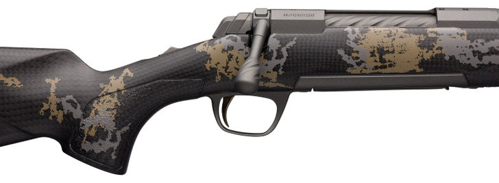 Browning X-Bolt Mountain Pro Long Range 6.5 PRC Caliber with 4+1 Capacity, 26" Fluted/Muzzle Brake Barrel, Tungsten Gray Cerakote Metal Finish & Accent Graphic Black Synthetic Stock 035541294