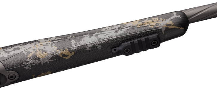 Browning X-Bolt Mountain Pro Long Range 6.5 PRC Caliber with 4+1 Capacity, 26" Fluted/Muzzle Brake Barrel, Tungsten Gray Cerakote Metal Finish & Accent Graphic Black Synthetic Stock 035541294