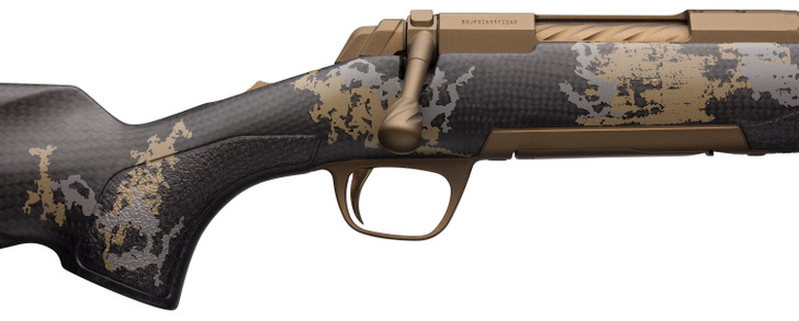 Browning X-Bolt Mountain Pro 300 Win Mag Caliber with 3+1 Capacity, 26" Fluted/Muzzle Brake Barrel, Burnt Bronze Cerakote Metal Finish & Accent Graphic Black Synthetic Stock 035538229