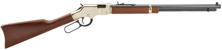 Henry Repeating Arms Golden Boy .22 WMR (Magnum) Lever Action Rifle 20" Octagon Blued Steel Brasslite American Walnut H004M