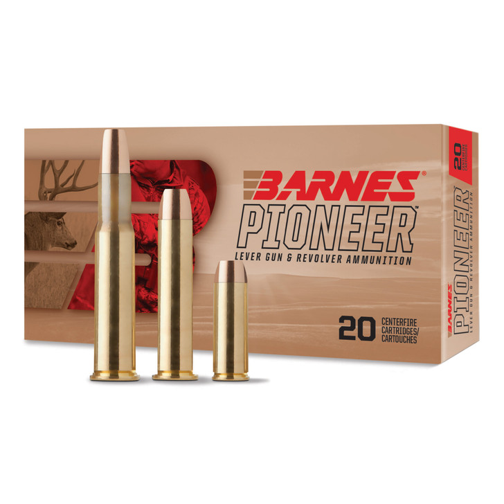 Barnes Pioneer Ammunition 30-30 Winchester 150 Grain TSX Hollow Point Flat Nose Lead Free 20 Per Box 32137
