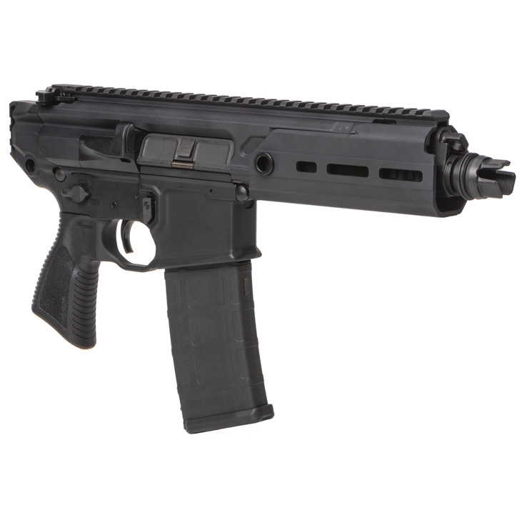 Sig Sauer MCX Rattler Semi-automatic Pistol 5.56 NATO 5.5" Barrel Black No Brace 30 Round Magazine PMCX-5B-TAP-NB