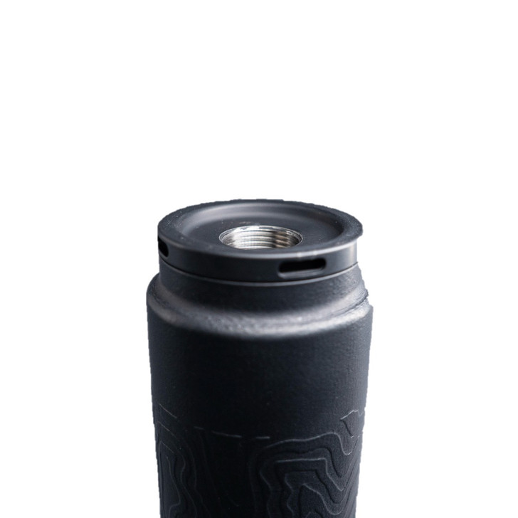 UNKNOWN SUPPRESSORS The Reaper .30 Cal (7.62) 3D Printed Grade 23 Titanium Length 6" Ultra Light 8.9 Ounces 1.8" Girth 5/8-24 Direct Thread Black USRPR30BLK