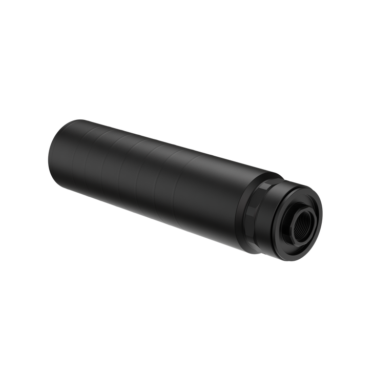 Liberty Precision Machine Mach-S Titanium .30 Caliber Rifle Silencer 7.0″ with included 5/8-24 Rearden DTA Ti Direct Thread 9.8 ounces Graphite Black LPM-10018
