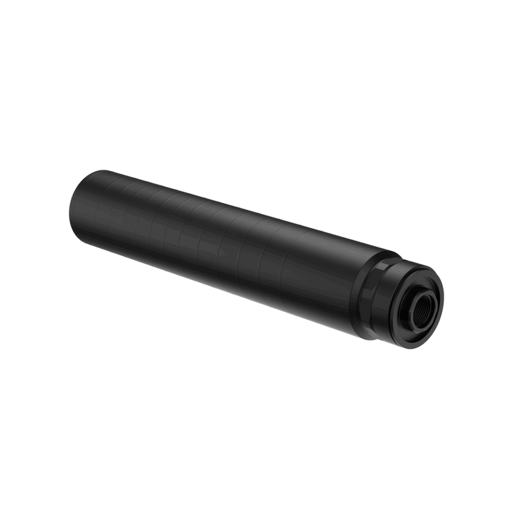 Liberty Precision Machine Mach-L Titanium .30 Caliber Rifle Silencer 7.0″ with included 5/8-24 Rearden DTA Ti Direct Thread 9.8 ounces Graphite Black LPM-10019