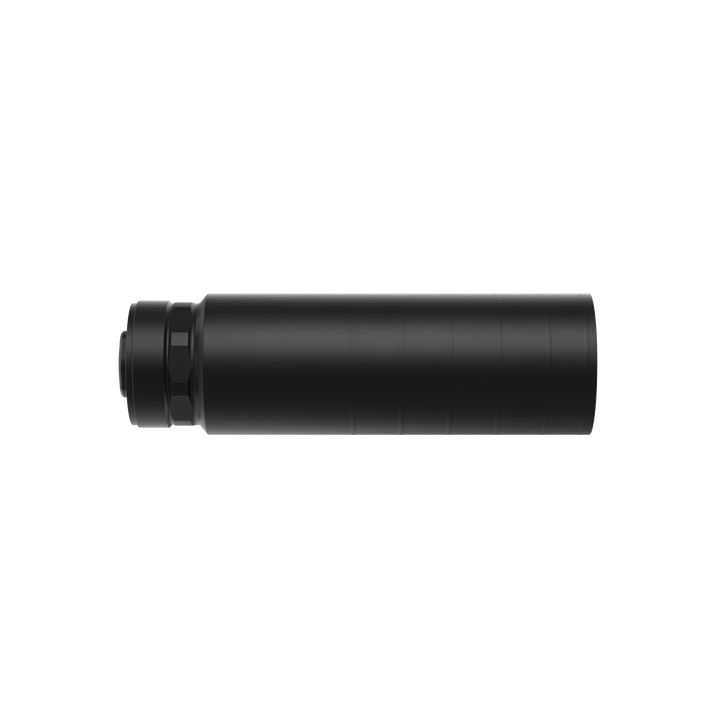 Liberty Precision Machine Mach-K Titanium .30 Caliber Rifle Silencer 5.65″ with included 5/8-24 Rearden DTA Ti Direct Thread 8.2 ounces Graphite Black LPM-10017