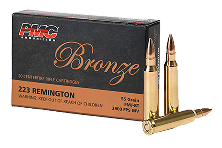 PMC BRONZE .223 55gr FMJ - 20 rounds 223A