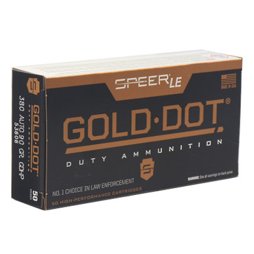 Speer .40 S&W 180gr GOLD DOT – 50rd