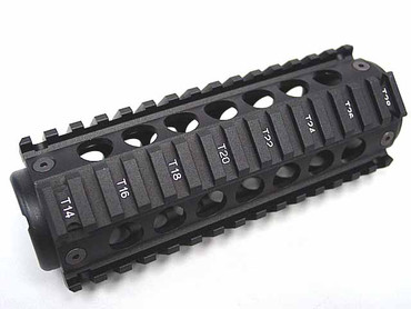 Midwest Industries Two Piece Quad Rail AR-15 Forearm Carbine Length ...