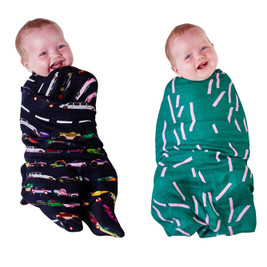 2pk Bamboo Fibre Swaddle Set