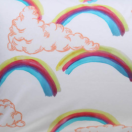Kip and Co Fitted Sheet - Over the Rainbow