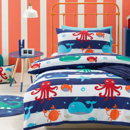 Pilbeam Duvet Cover - Sea Creatures