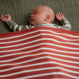 Merino/Organic Cotton swaddle/blanket