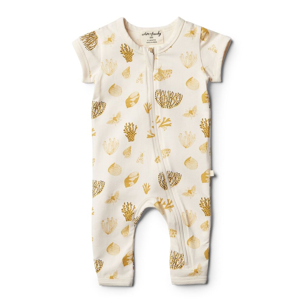 Short Sleeve Zipsuit