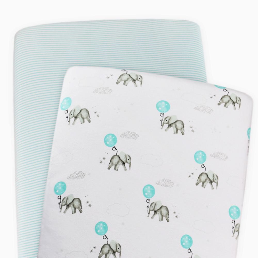 Jersey Fitted Sheet - 2pk Jersey Fitted Sheet - 2pk