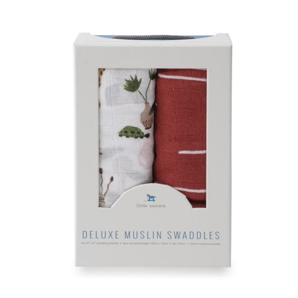 Deluxe Muslin Swaddle - 2 pack