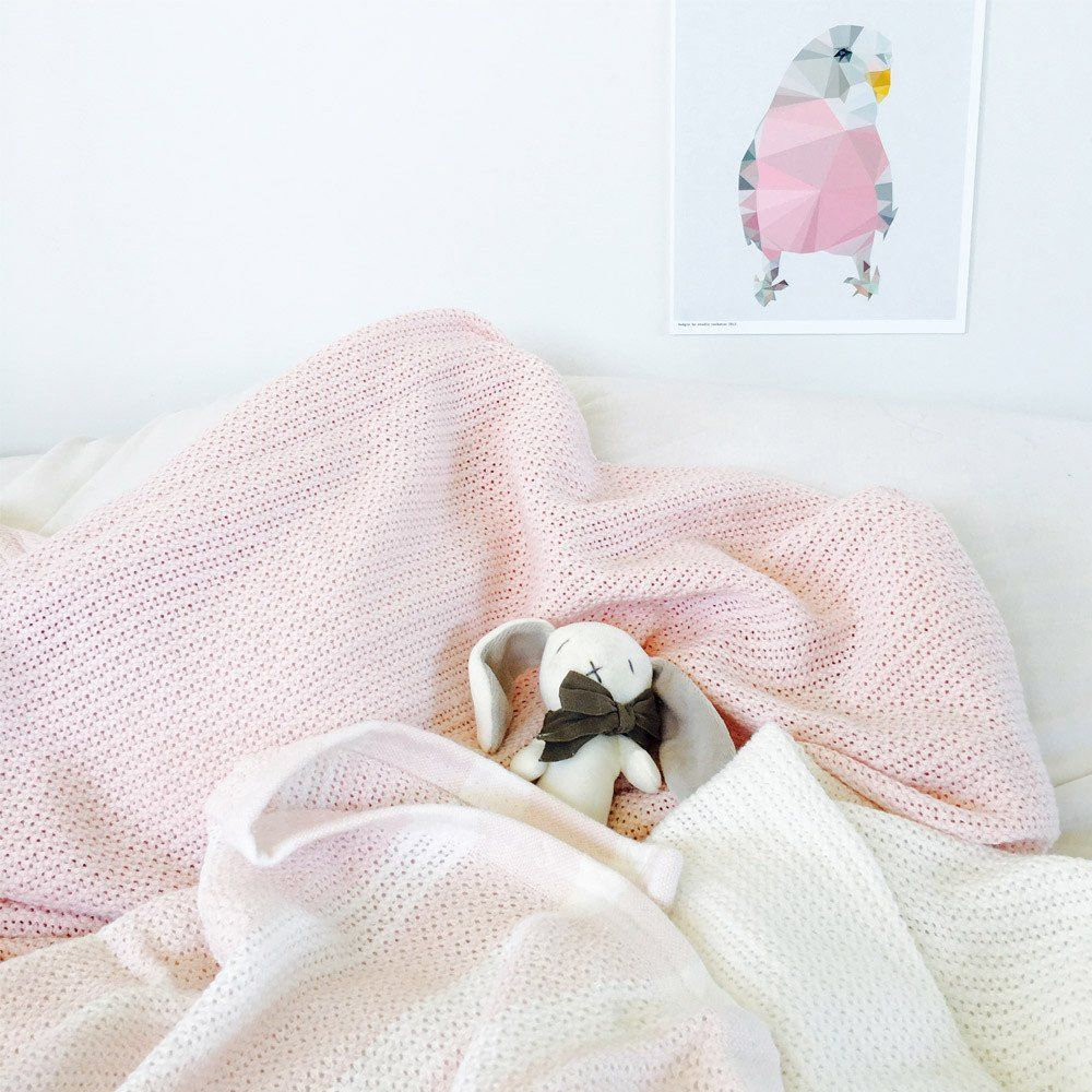 Organic Cotton Cellular Blanket