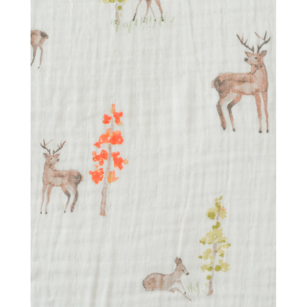 Single Cotton Muslin Swaddle - Animals Single Cotton Muslin Swaddle - Animals