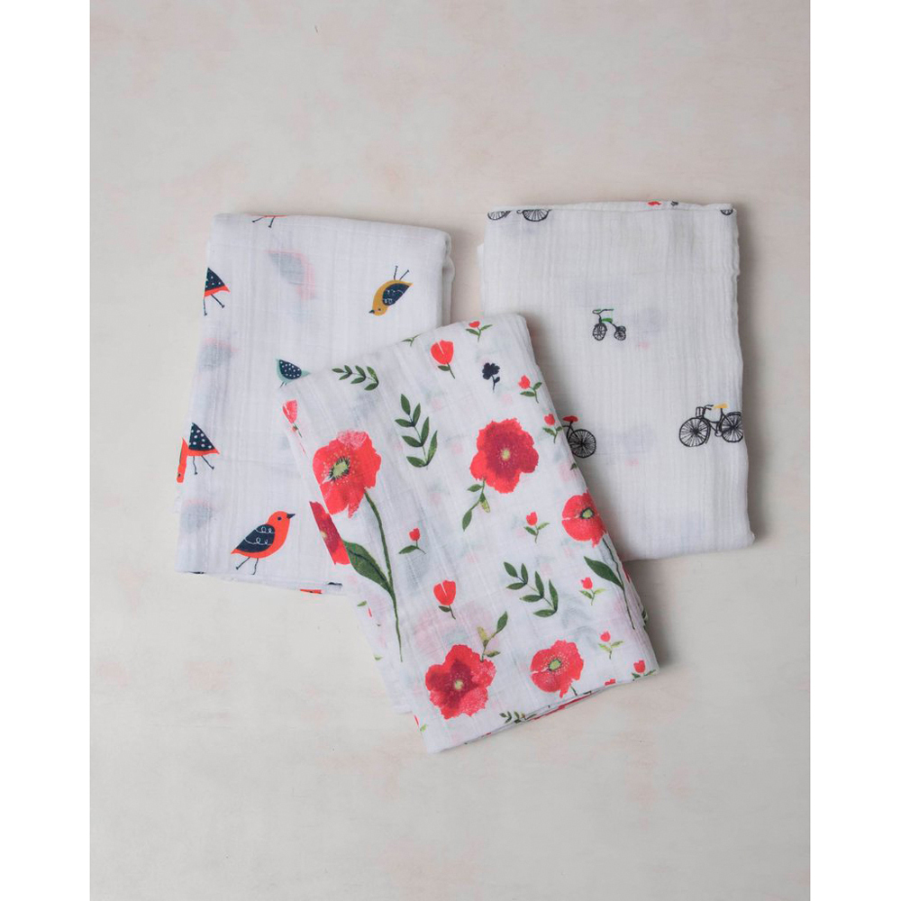 3pk Cotton Muslin Swaddle 3pk Cotton Muslin Swaddle