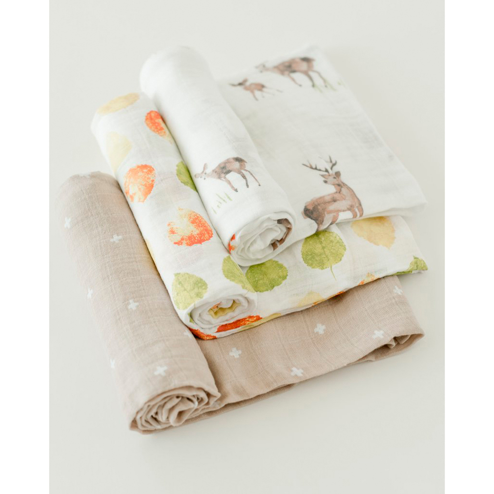 3pk Cotton Muslin Swaddle