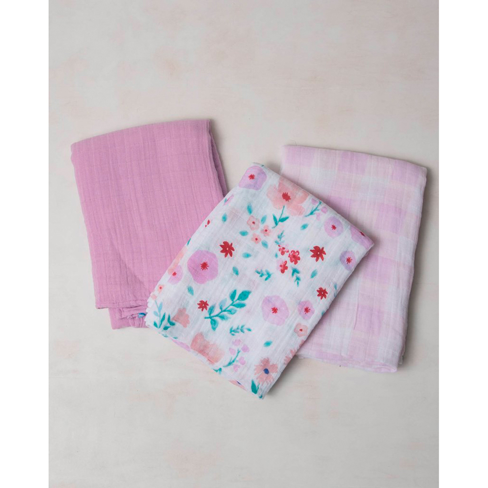 3pk Cotton Muslin Swaddle 3pk Cotton Muslin Swaddle