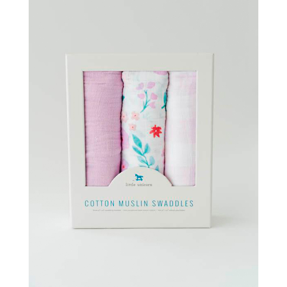 3pk Cotton Muslin Swaddle 3pk Cotton Muslin Swaddle