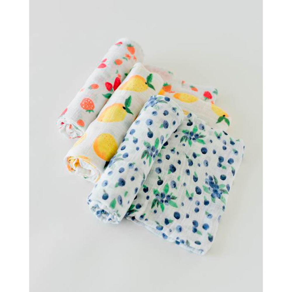 3pk Cotton Muslin Swaddle