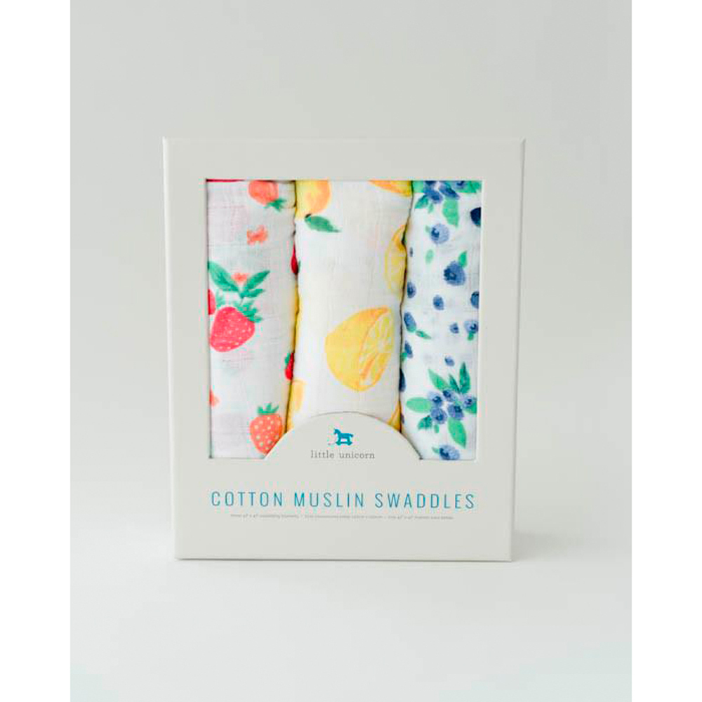 3pk Cotton Muslin Swaddle 3pk Cotton Muslin Swaddle