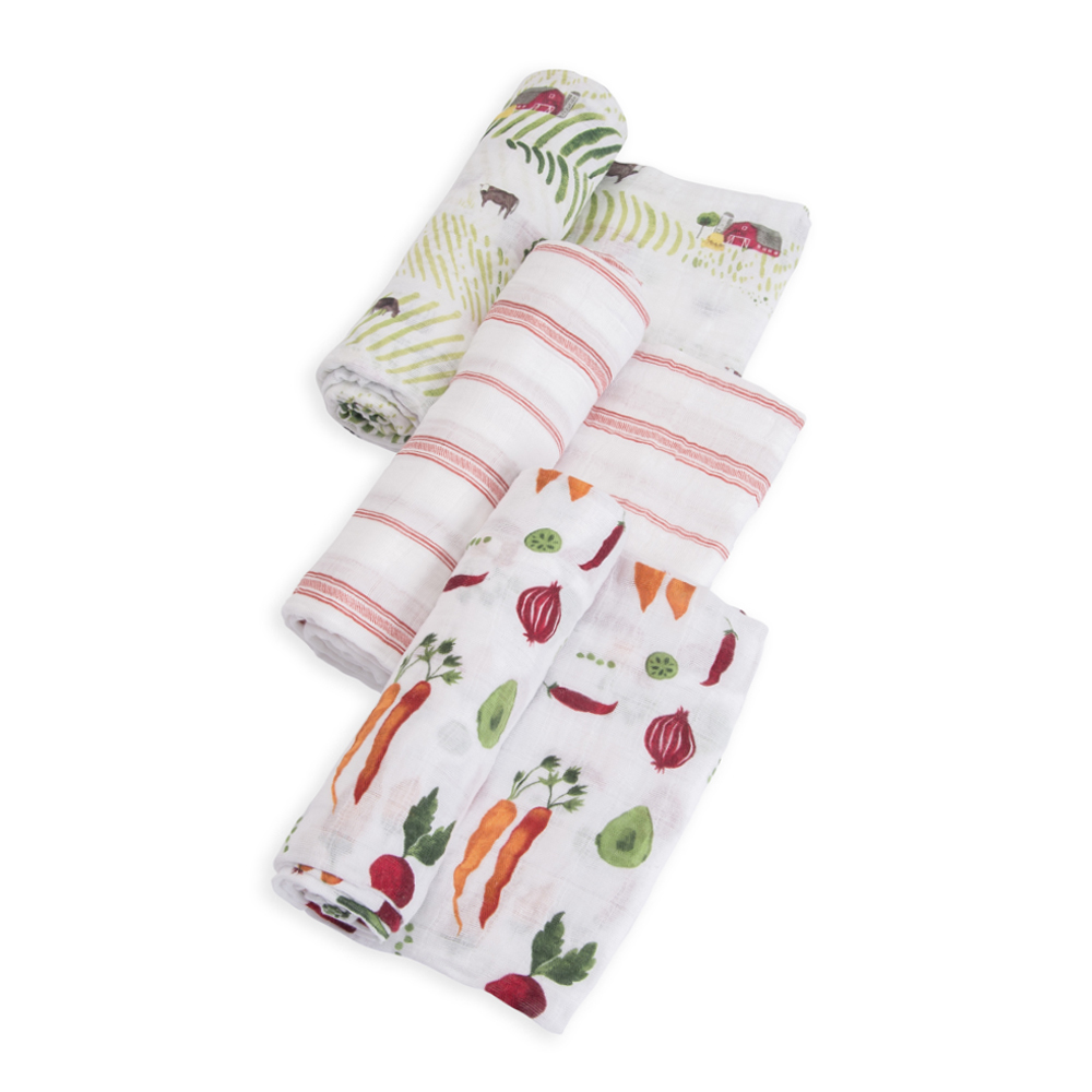 3pk Cotton Muslin Swaddle 3pk Cotton Muslin Swaddle
