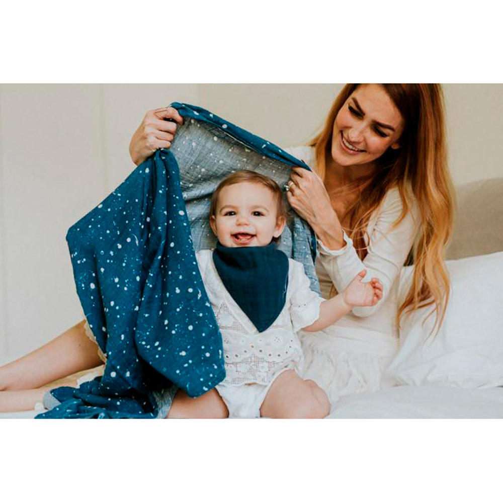 Single Cotton Muslin Swaddle - Geometrics