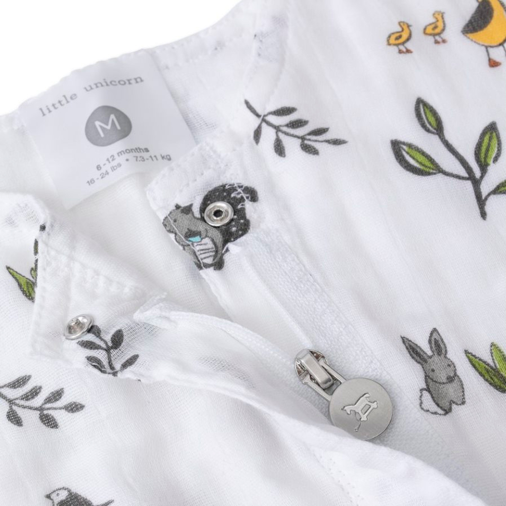 Cotton Muslin Sleep Romper