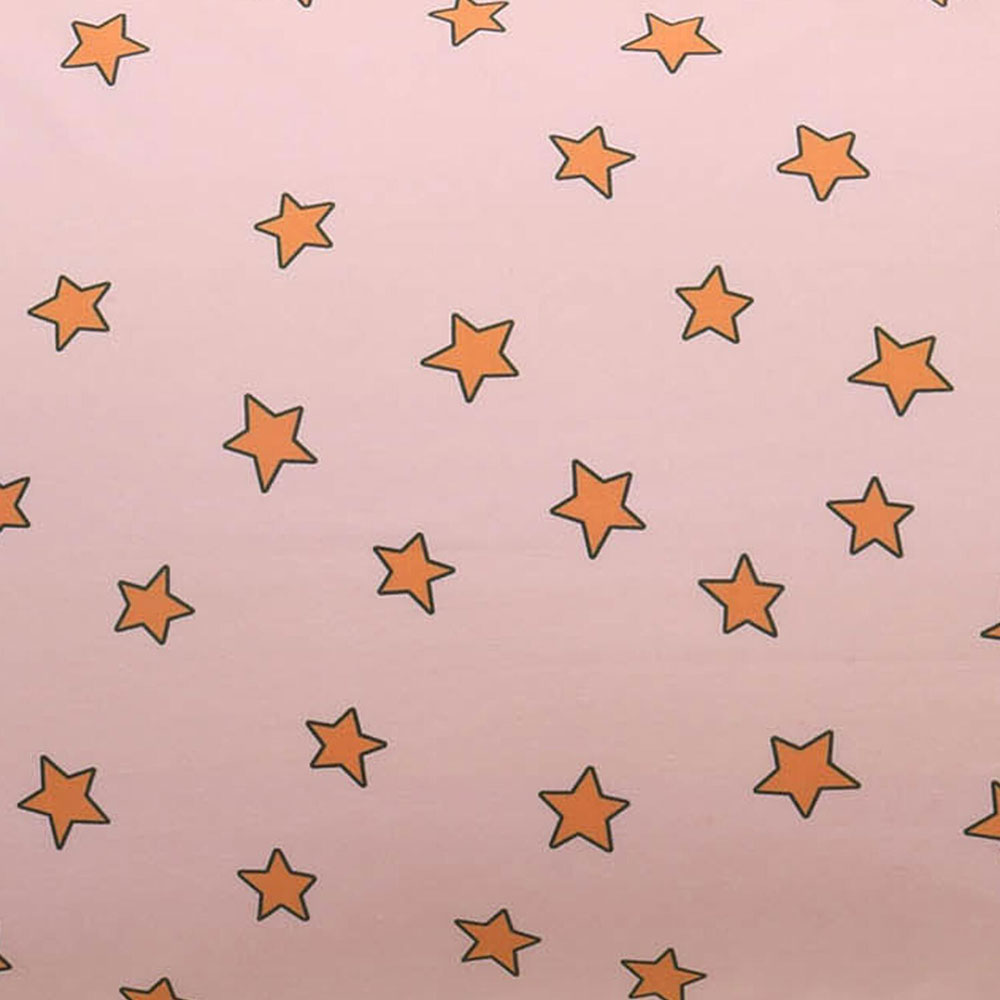 Cotton Duvet Cover - You're a Star - Peach