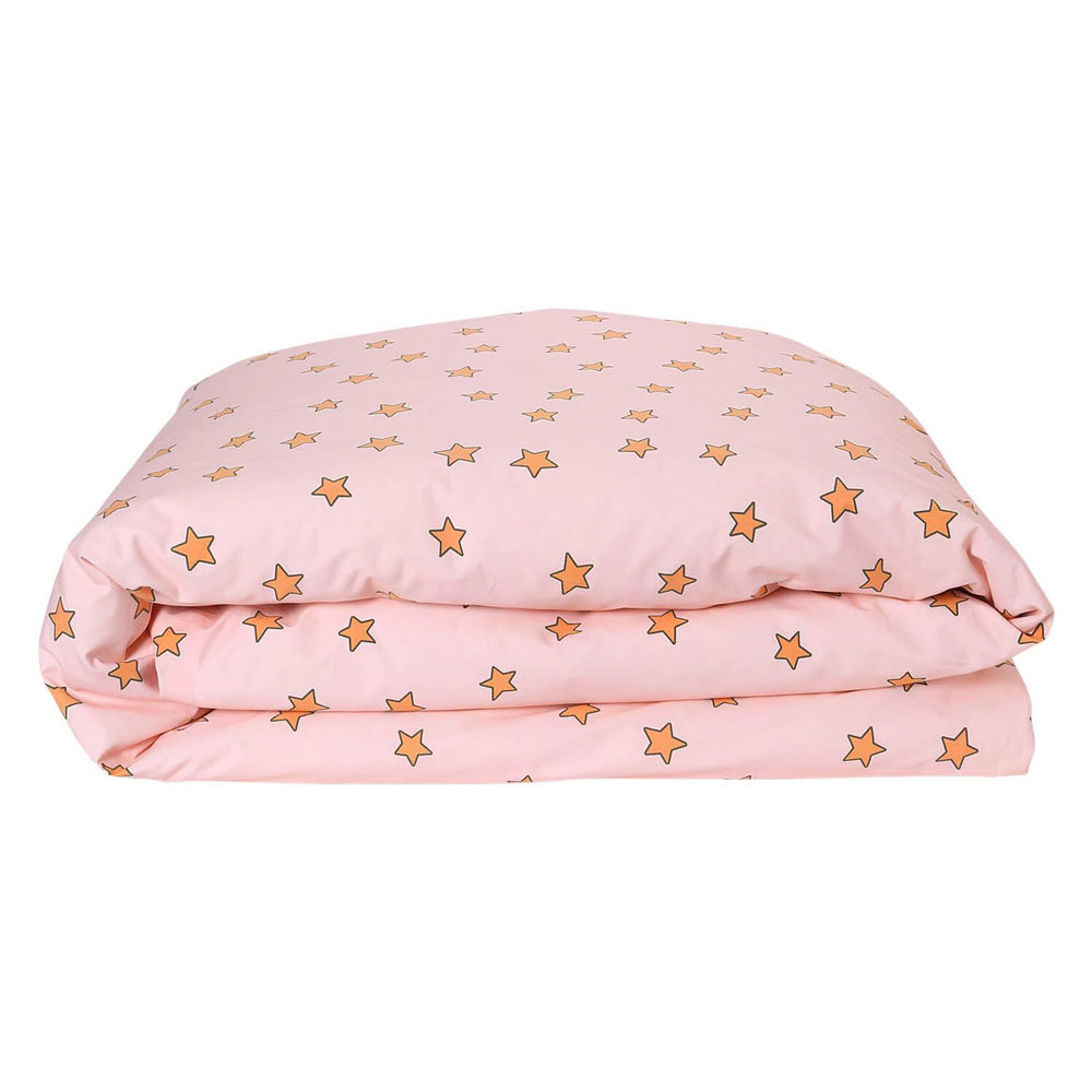 Cotton Duvet Cover - You're a Star - Peach