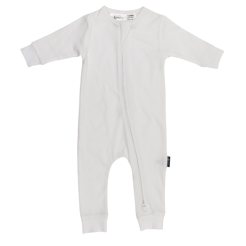 Organic Cotton Fitted Zip Suit