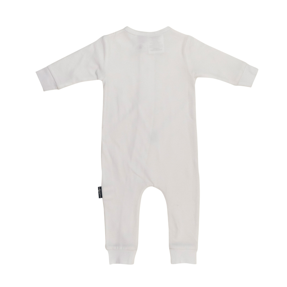 Organic Cotton Fitted Zip Suit