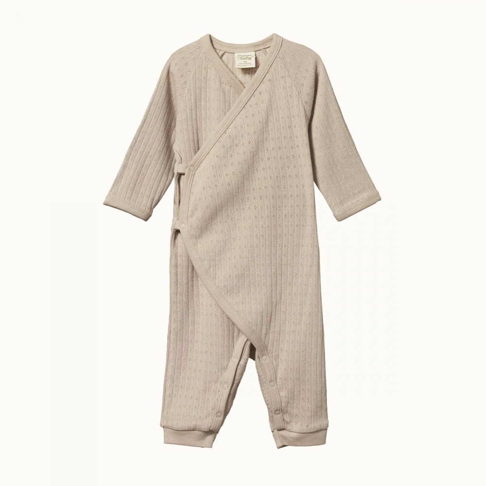 Pointelle Kimono Stretch and Grow