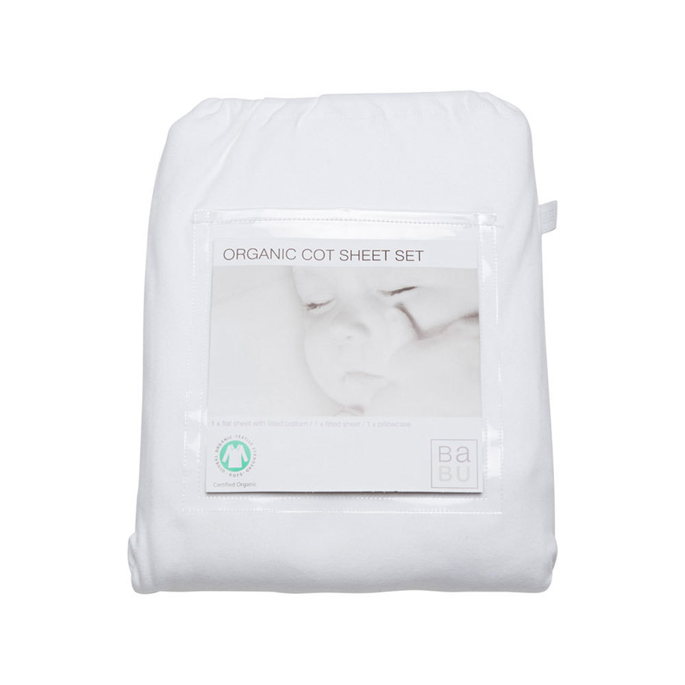 Oval Organic Jersey Sheet Set