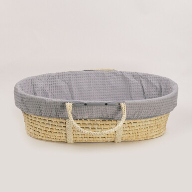 BULKY ITEMS EXAMPLE - The Sleep Store Moses Basket with Waffle Cover
