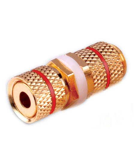 Audio Bulkhead Binding Post W/ Red Band