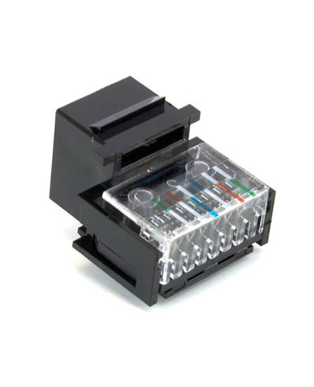6C Keystone Jack Black - 310-106BK