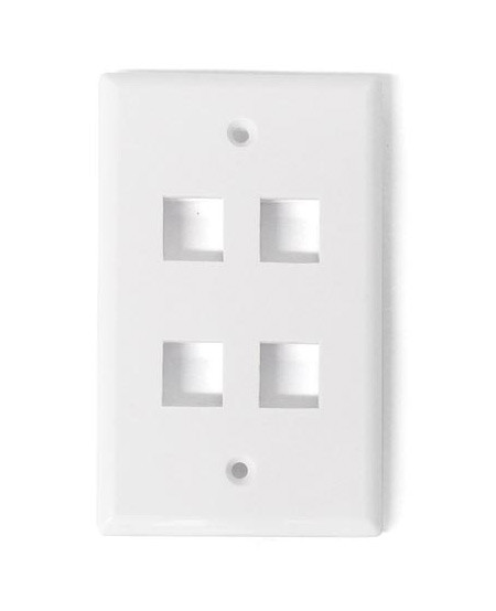 4-Cavity Keystone Wall Plate - 310-204WH