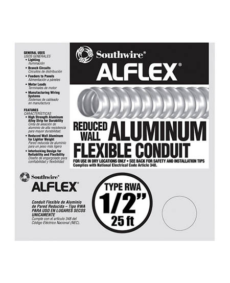 1/2In Aluminium Conduit 25Ft - 3292752
