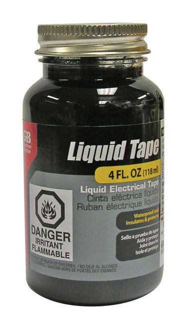4oz. Black Rubber Liquid Electrical Tape - 3569647