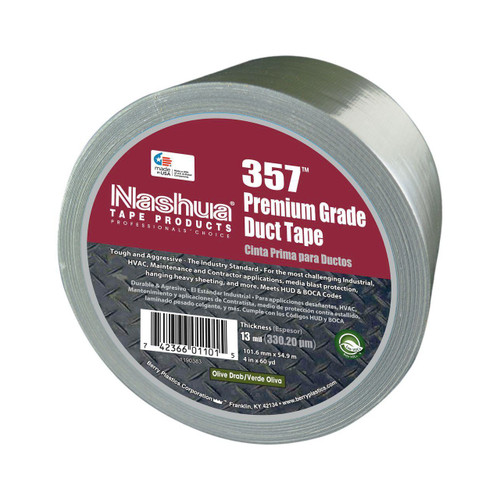 4" x 60 yds. 357 Premium Grade 200 Degree Duct Tape