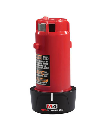 2.0 Amp M4 Red Lithium Battery - 48-11-2001