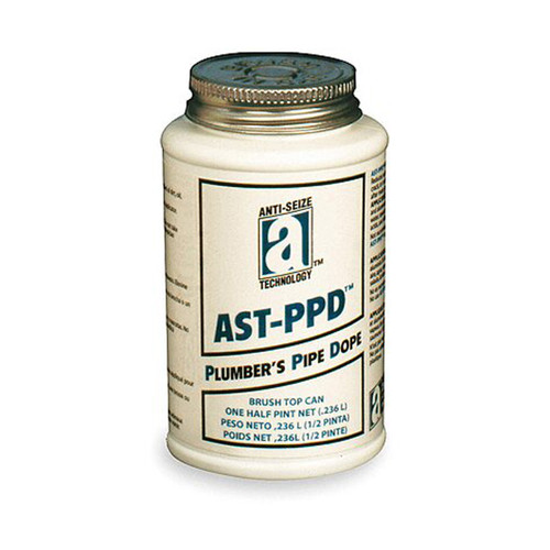 8 oz. Plumbers Pipe Dope Anti Seize Thread Sealant - Tan