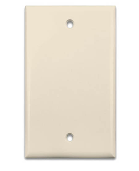 Blank Single Wall Plate - Ivory